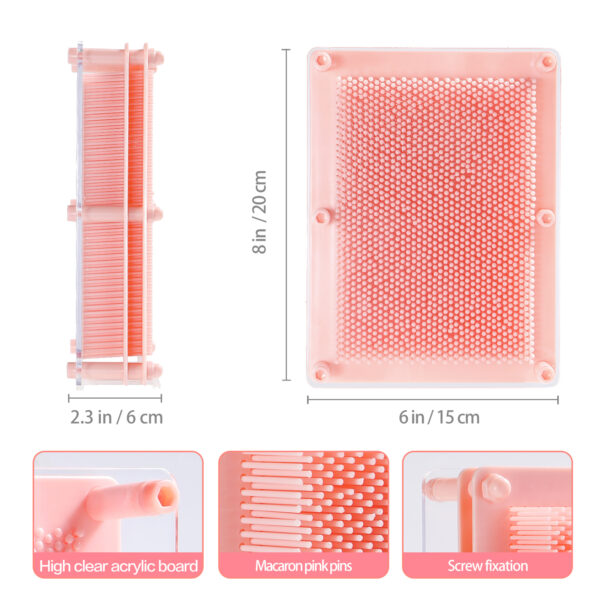 Large 3D Pin Art Sensory Toys, Pink - Image 2